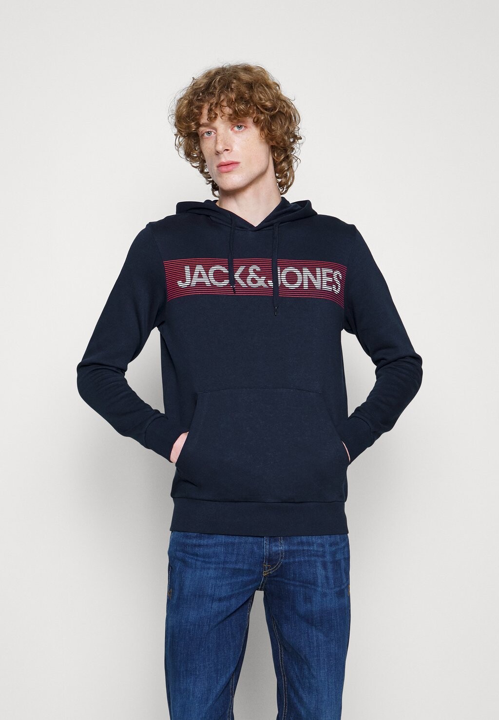 

Худи Jack & Jones, темно-синий