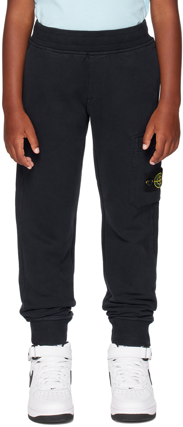 

Детские спортивные штаны темно-синего цвета 61520 Stone Island Junior, Синий