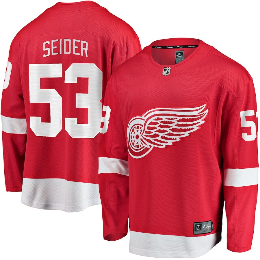 

Джерси Fanatics Branded Detroit Red Wings, красный