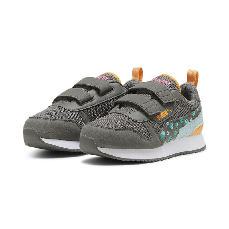 

Детские кроссовки PUMA R78 Summer Camp PUMA Cool Dark Grey Sparkly Green