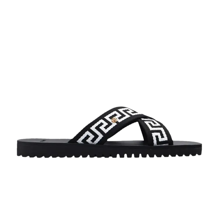 

Кроссовки Versace Nastro Greca Sandal, черный