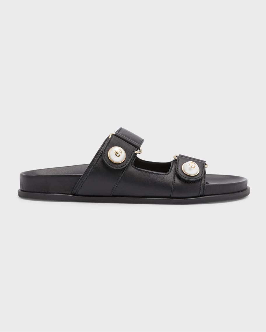 

Сандалии Fayence с жемчужными пуговицами Jimmy Choo
