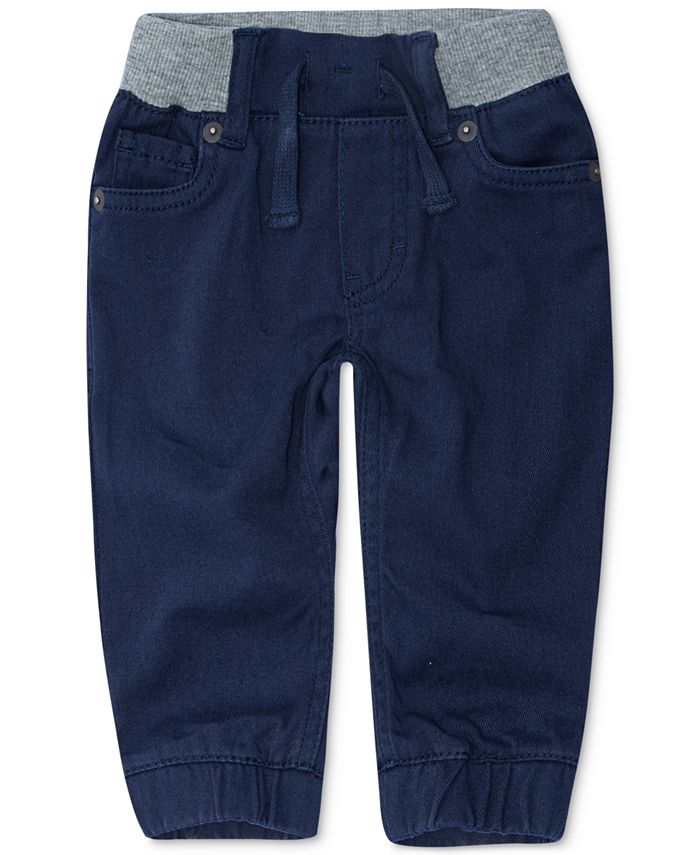 Брюки-джоггеры для маленьких мальчиков Levi's, синий брюки джоггеры из твила зеленый
