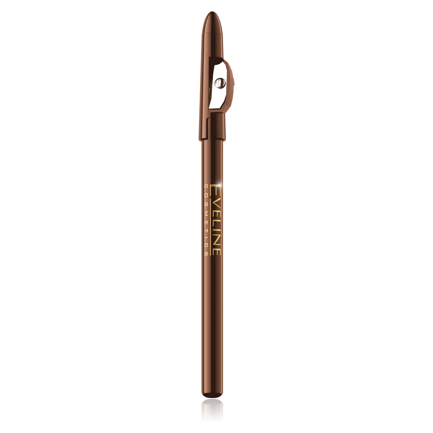

Короткая коричневая подводка для глаз Eveline Cosmetics Eyeliner Pencil, 3 гр