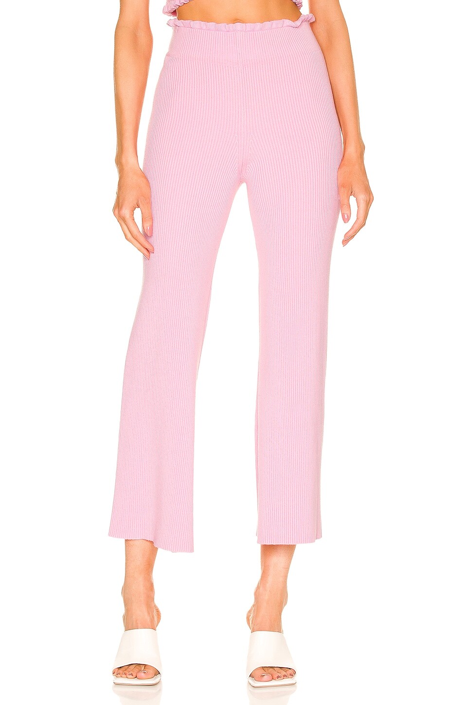 

Брюки MAJORELLE Sweetheart Ribbed, цвет Baby Pink