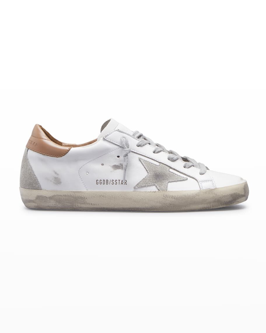 

Двухцветные кожаные низкие кеды Superstar Golden Goose
