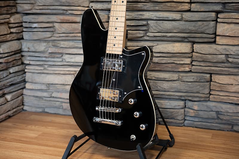Электрогитара 2023 Reverend Descent RA Baritone with Roasted Maple Neck in Midnight Black jade’s dungeon descent