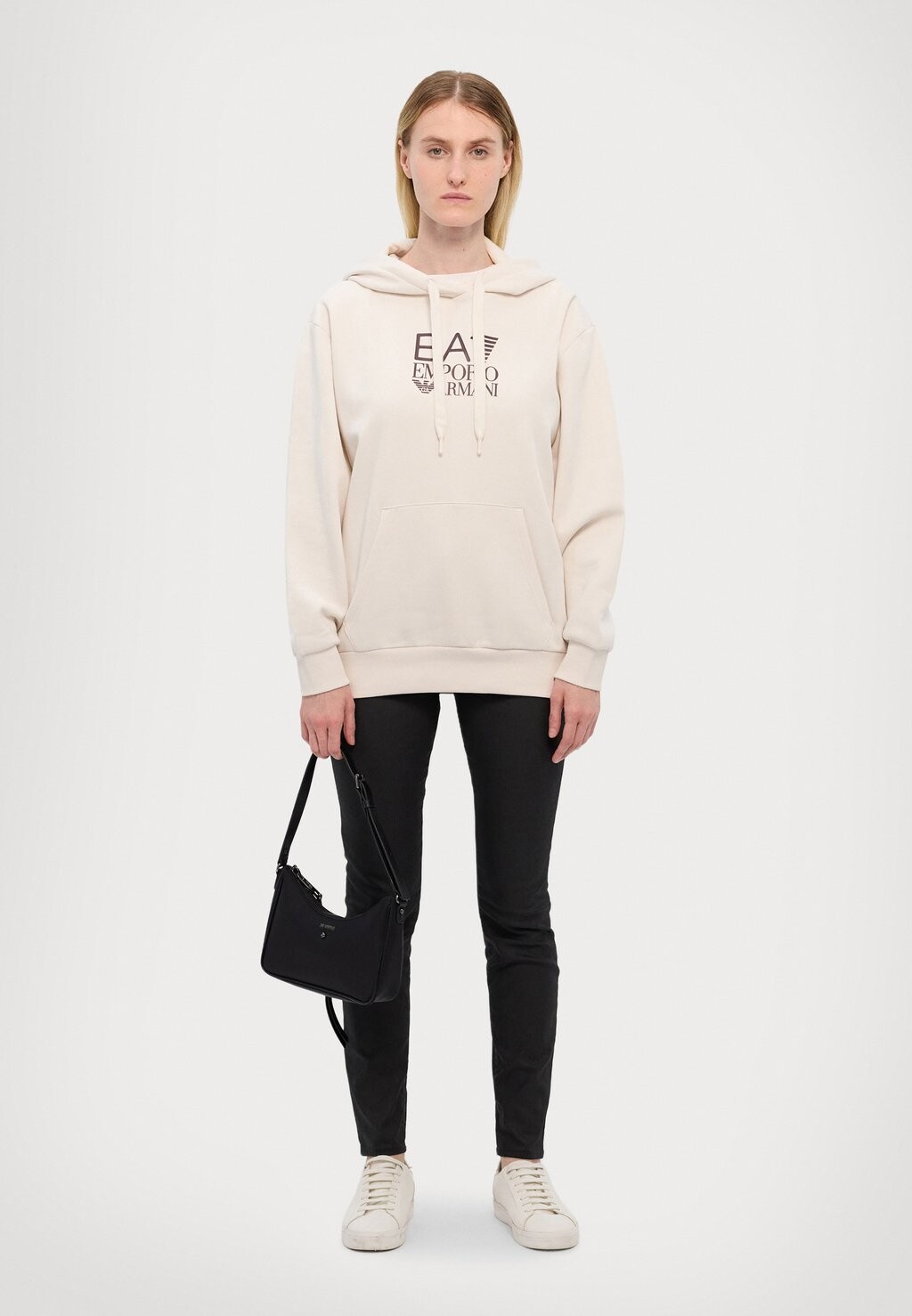 

Толстовка с капюшоном FELPA EA7 Emporio Armani, кремовый