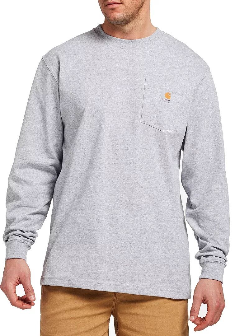 

Мужская рубашка с длинным рукавом Carhartt, серый