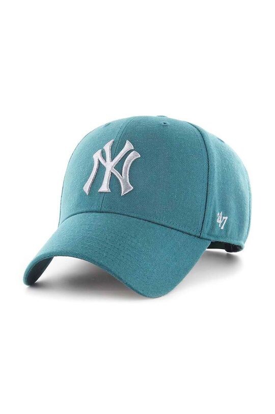 

Хлопковая бейсболка MLB New York Yankees 47brand, зеленый