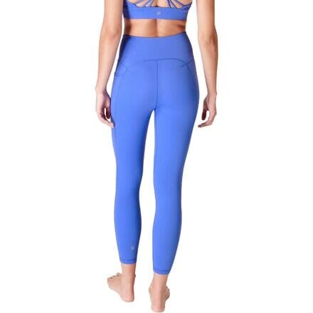 

Супермягкие леггинсы 7/8 Color Theory женские Sweaty Betty, цвет Calm Blue