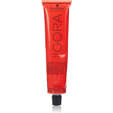 цена Краска для волос Igora Royal Premium 3-0 Темно-коричневый 60мл, Schwarzkopf