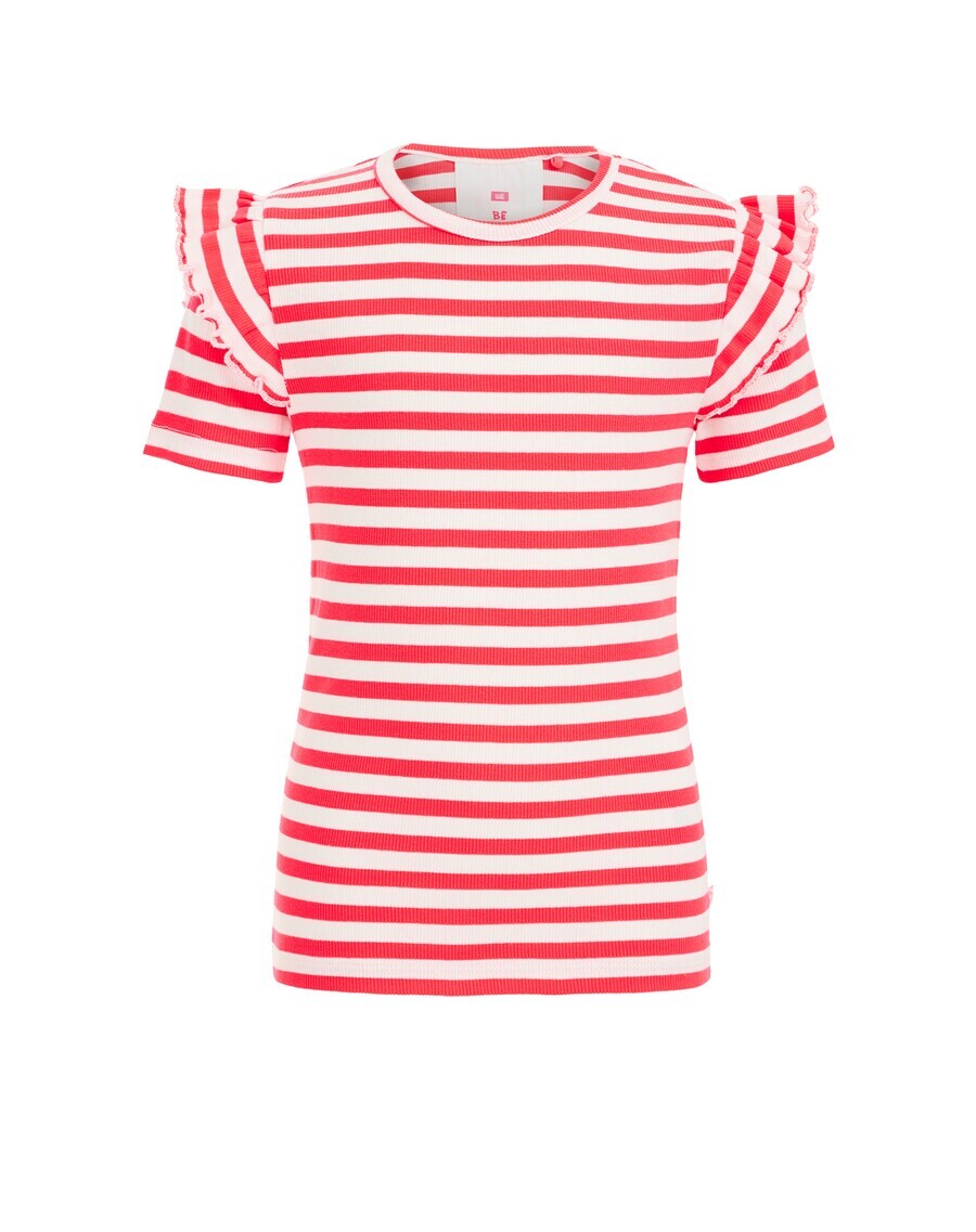 

Футболка WE Fashion, цвет Light red/White