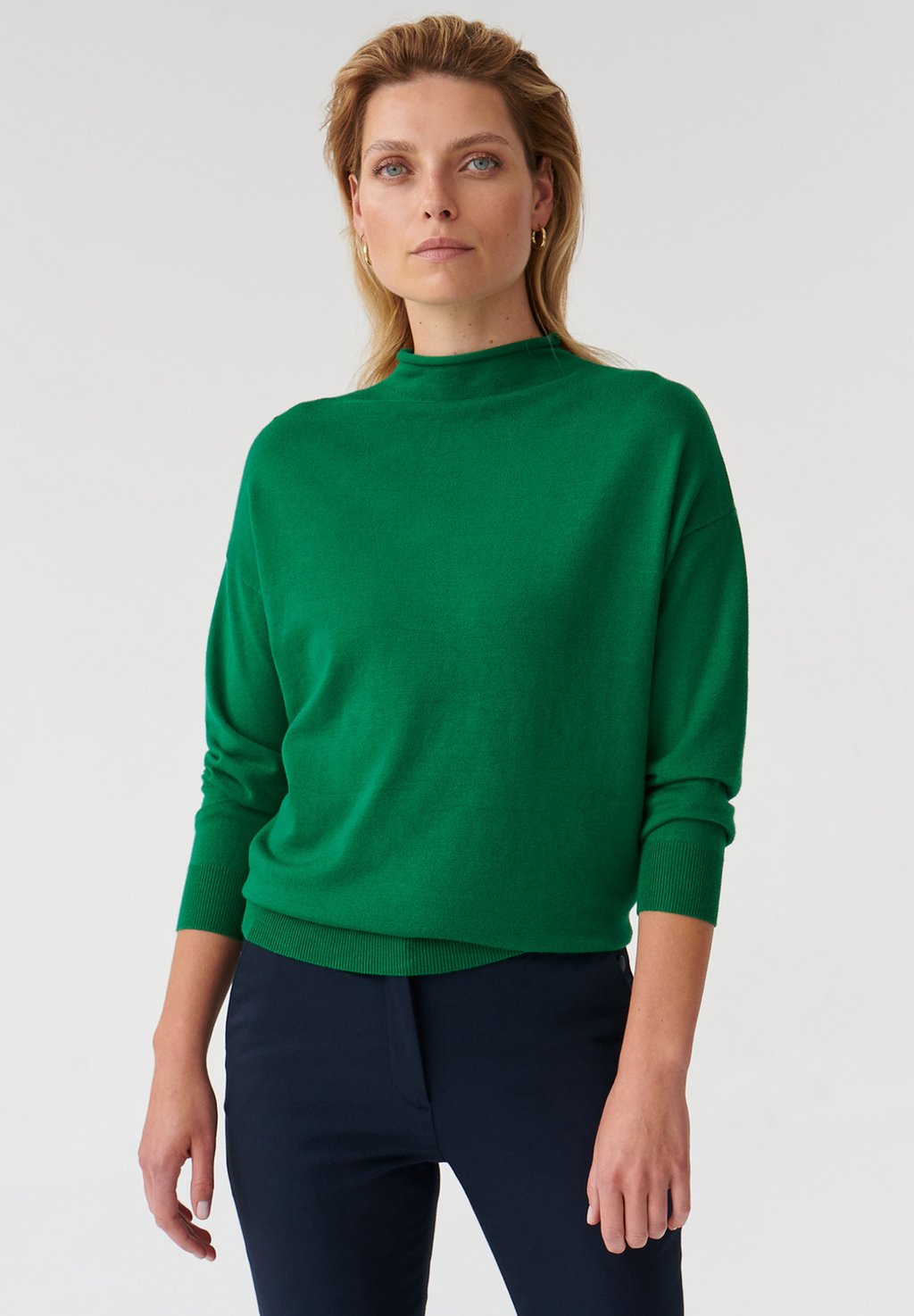 Вязаный свитер NAVI TATUUM, цвет green фото