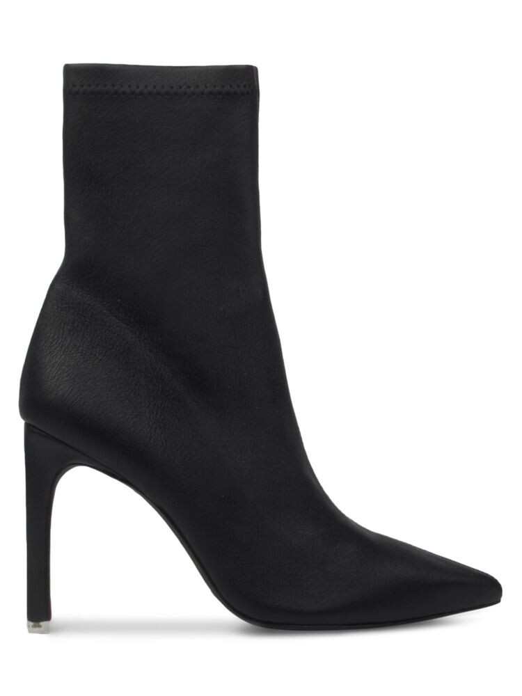 

Кожаные ботильоны-носки Black Suede Studio, черный