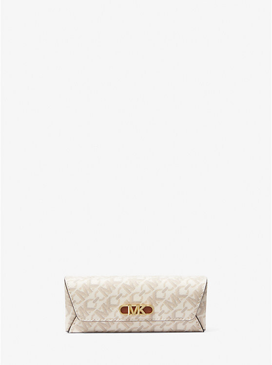 

Футляр для очков с логотипом Empire Signature Michael Kors, ванильный