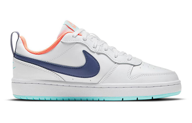 

Кроссовки подростковые Nike Court Borough Low 2, белый / темно-синий