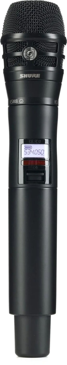 

Беспроводной ручной микрофонный передатчик Shure QLXD2/KSM8 — диапазон H50