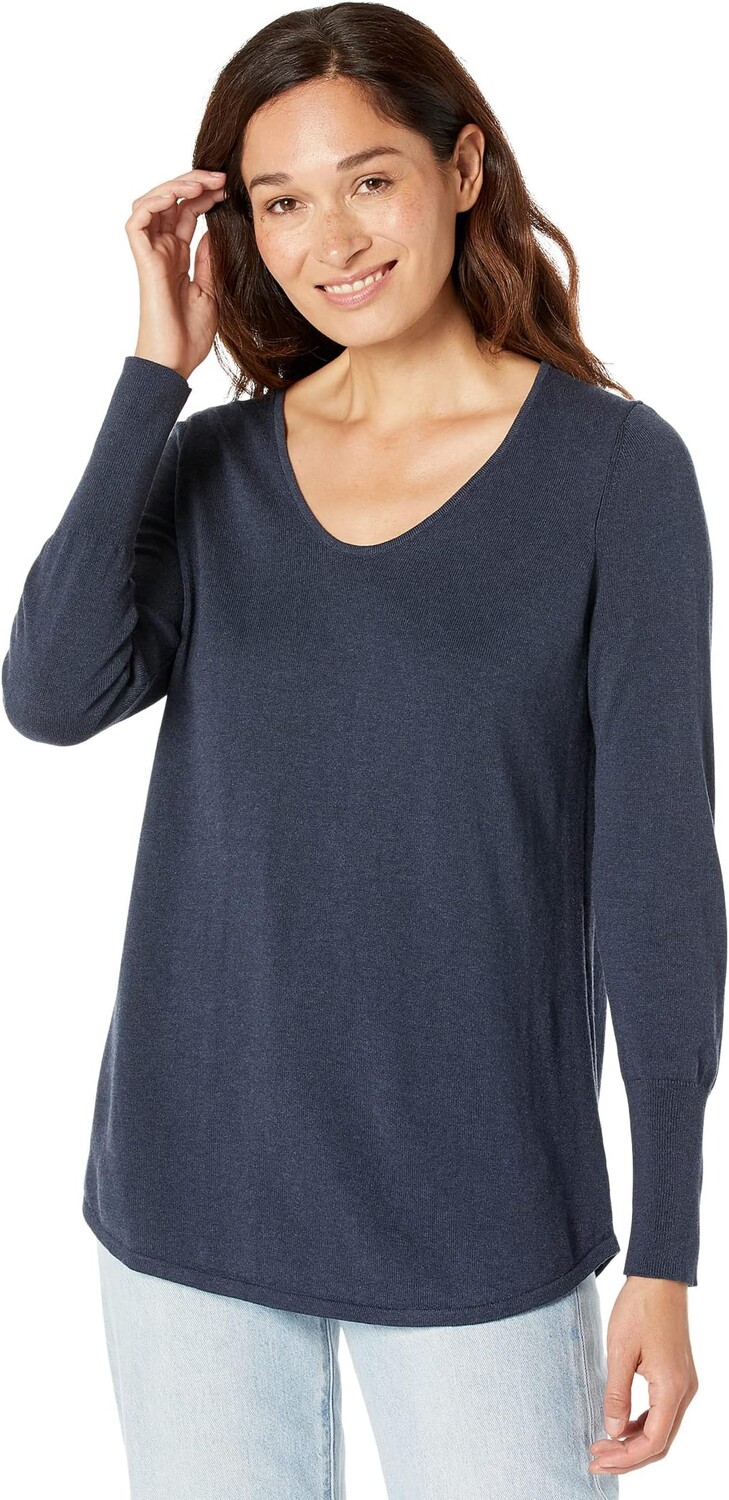 

Свитер Vital V-Neck NIC+ZOE, цвет Dark Indigo