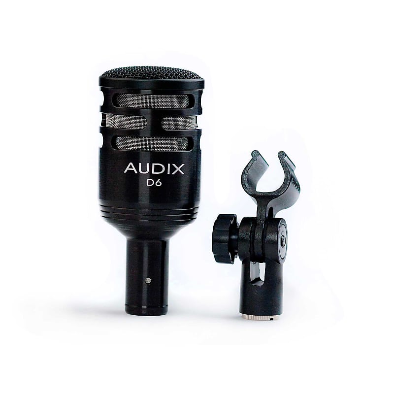 Микрофон для бас-барабана Audix D6 Dynamic Kick Drum Microphone микрофон инструментальный для барабана audix d6