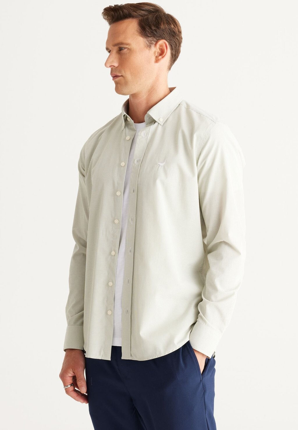 

Рубашка PAINTED AC&CO / ALTINYILDIZ CLASSICS, цвет Slim Fit Painted Shirt