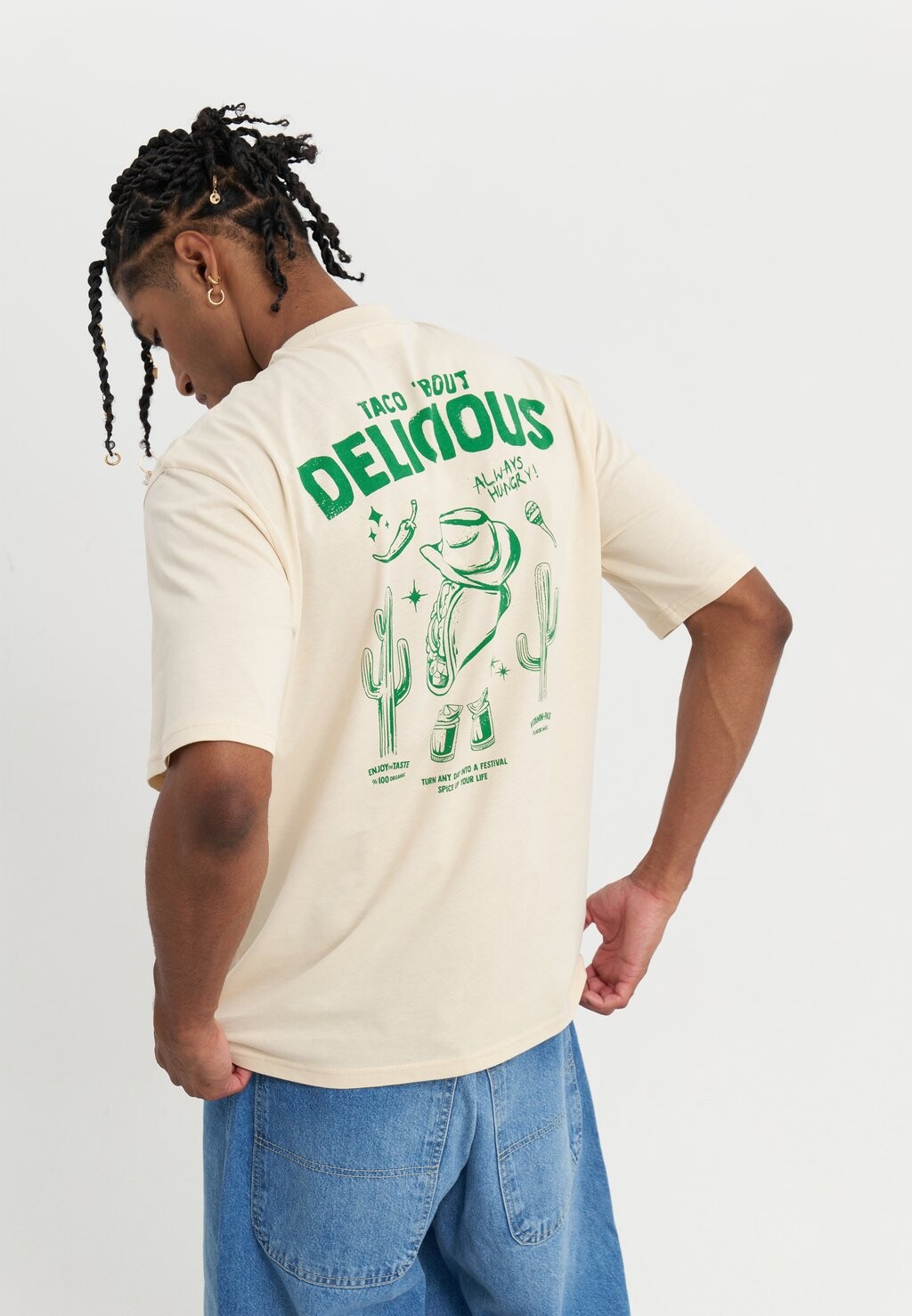 

Принт на футболке UNISEX YOURTURN, кремовый