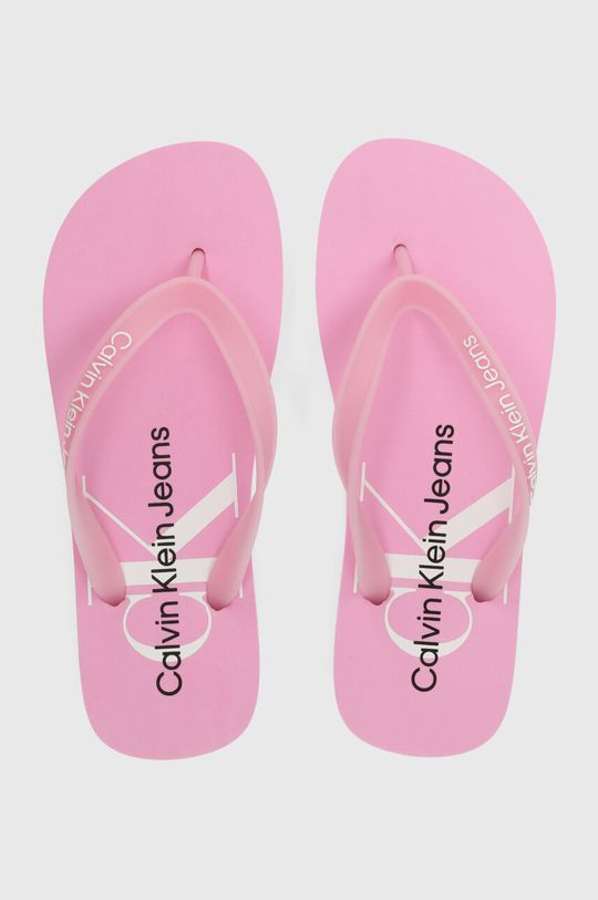 

Шлепанцы BEACH SANDAL MONOLOGO из ТПУ Calvin Klein Jeans, розовый