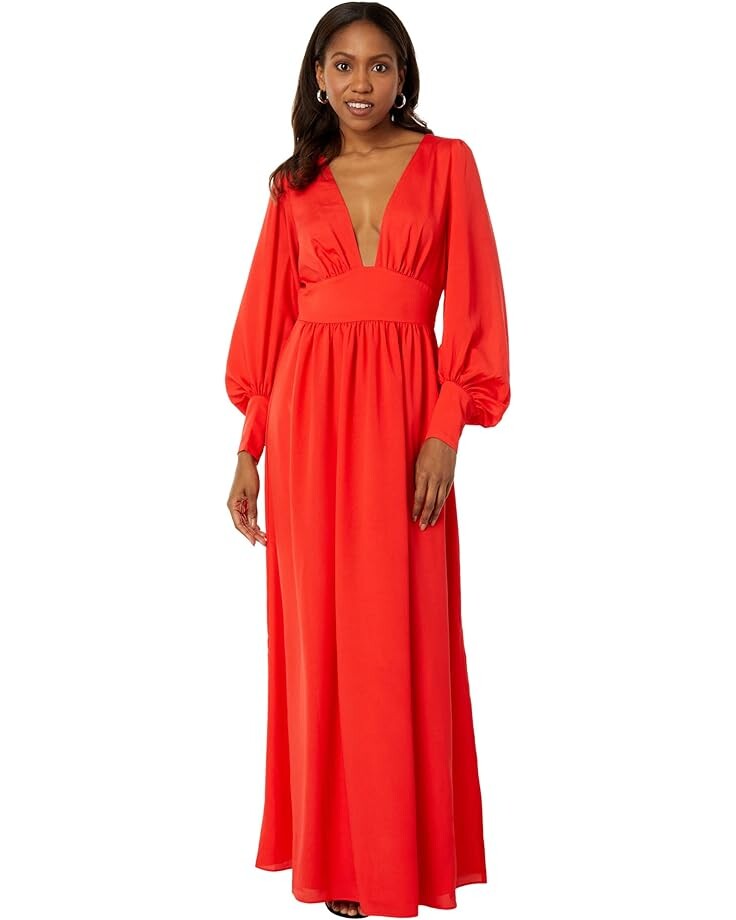 

Платье ONE33 Social Stretch Maxi, красный