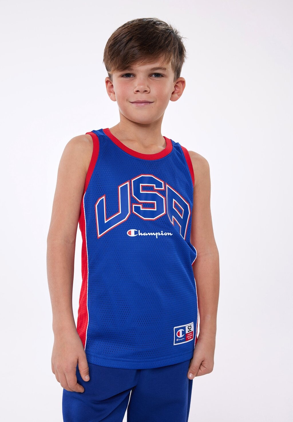Топ RETRO SPORT TANK Champion, цвет blue/red/white