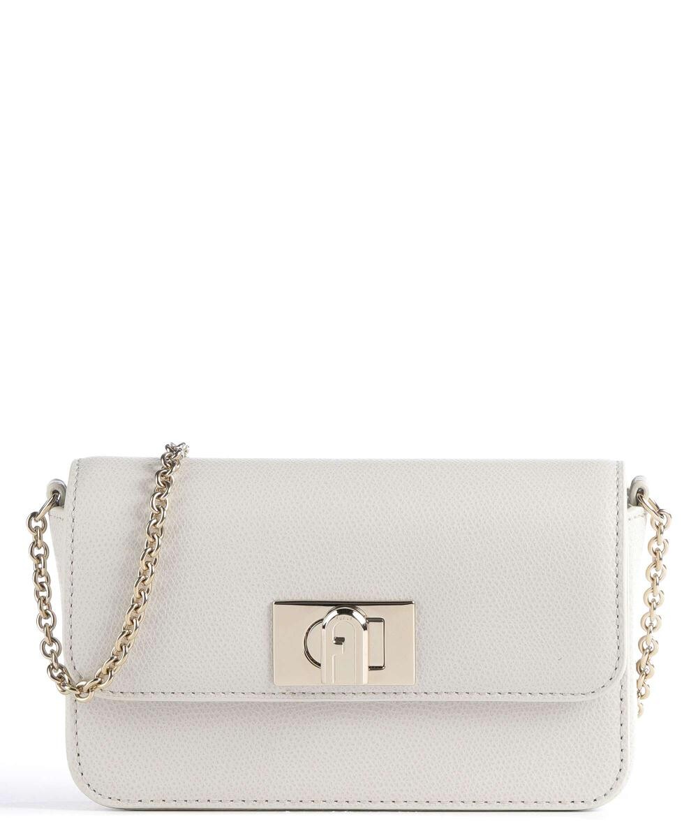 

Мини-сумка на плечо 1927 из зерненой кожи Furla, белый