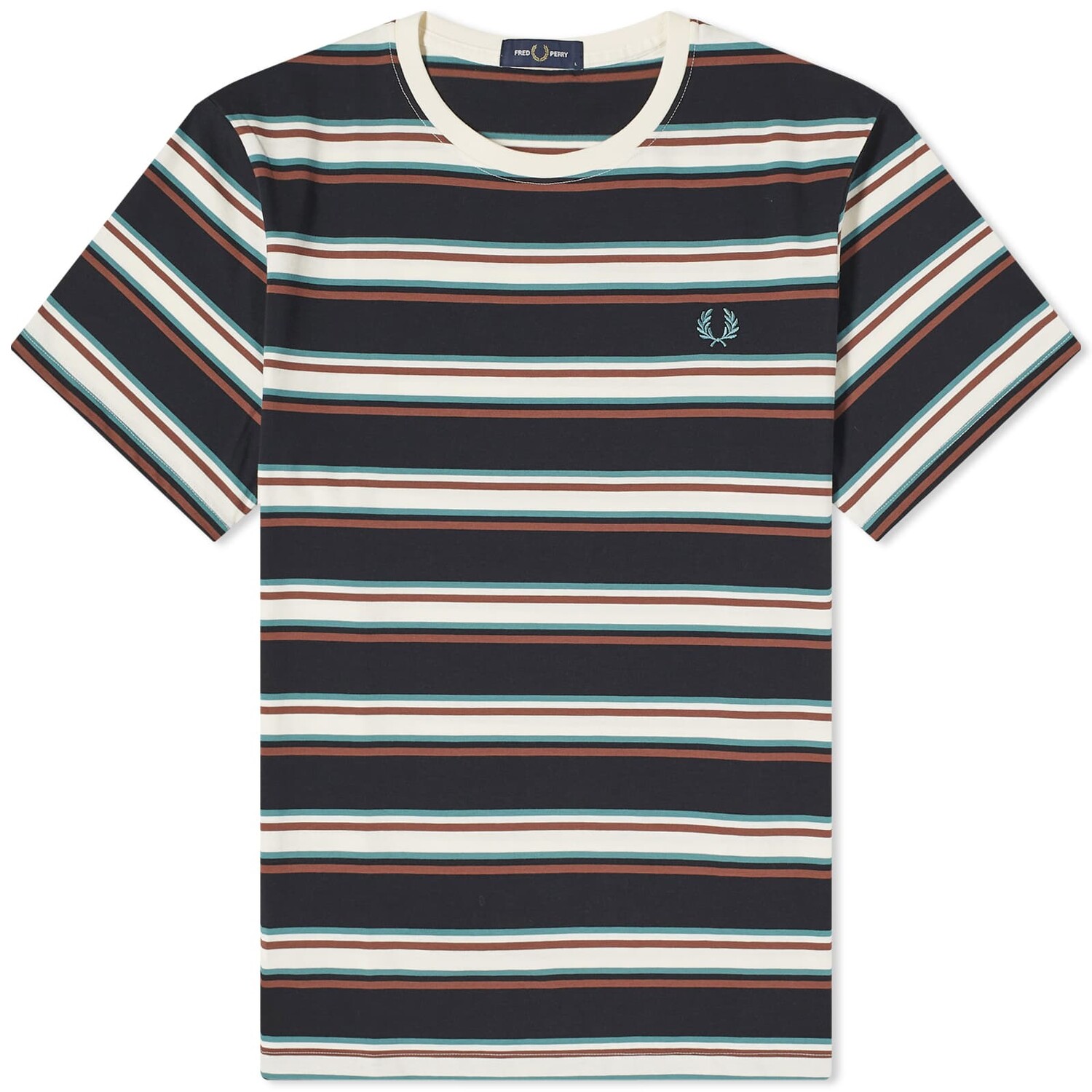 

Футболка Fred Perry Stripe, экрю