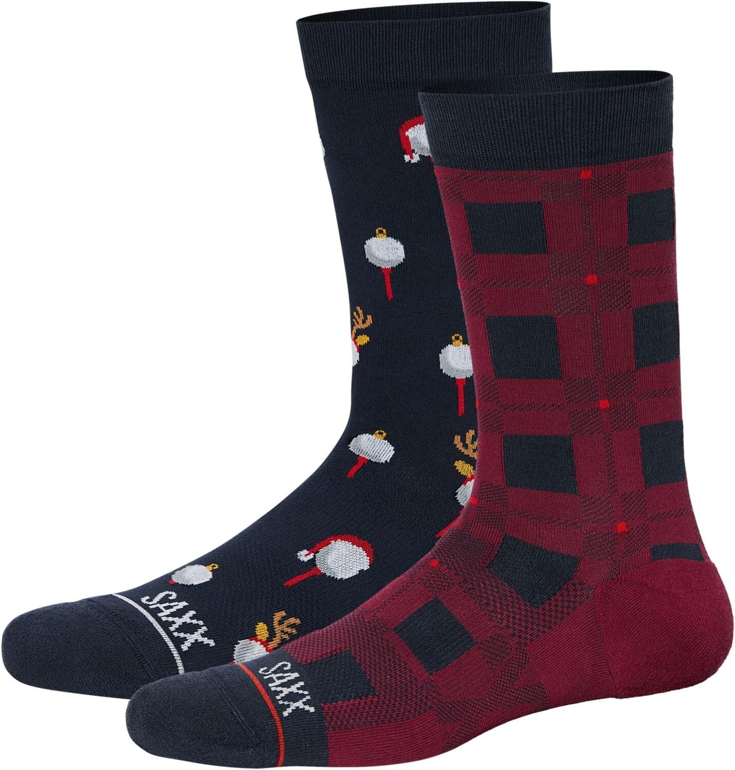 

Целая упаковка носков для экипажа, 2 шт. SAXX UNDERWEAR, цвет Christmas Tee/Catnap