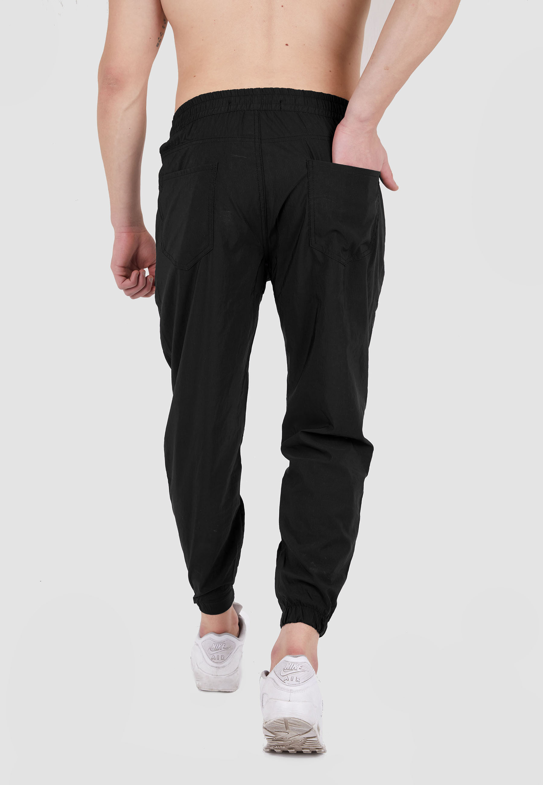 Спортивные брюки Tom Barron Hose mit elastischen Bündchen, черный