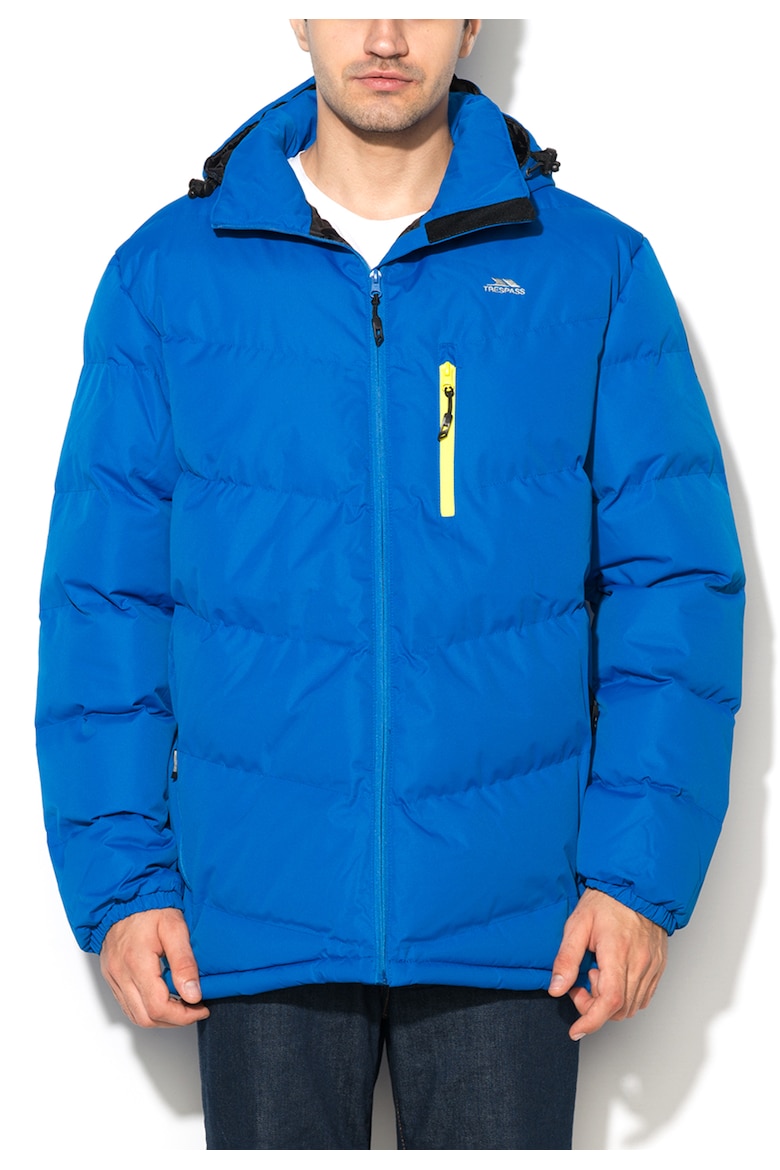 Tresspass, Утепленная зимняя куртка с капюшоном Trespass, синий
