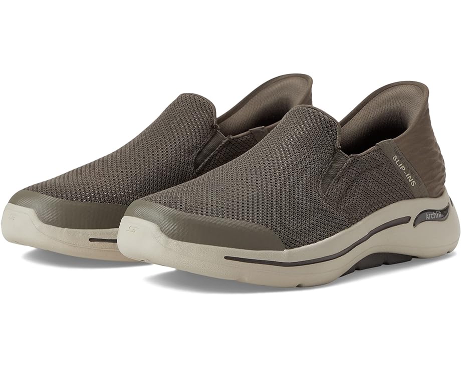 Кроссовки SKECHERS Performance GO Walk Arch Fit Hands Free Slip-Ins, цвет Taupe кроссовки go walk arch fit slip ins hands free skechers performance черный