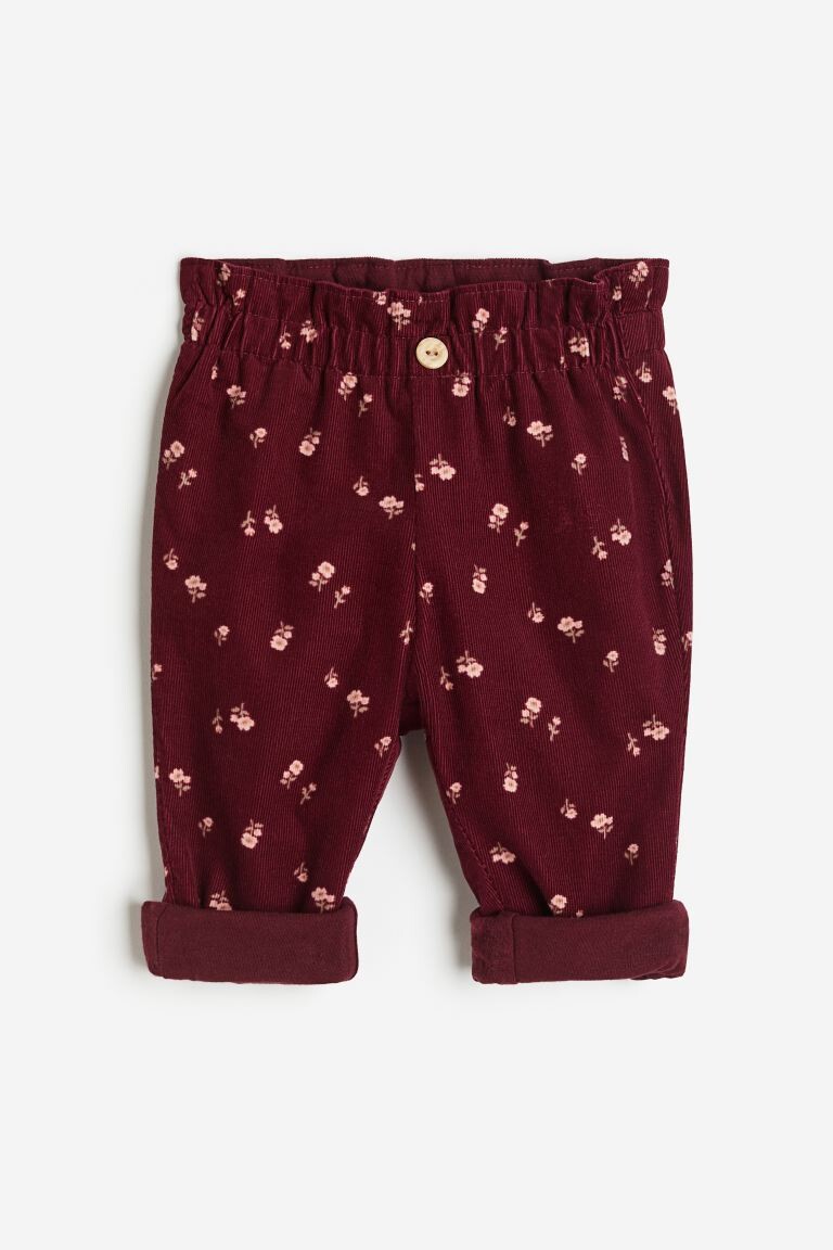 

Вельветовые брюки на подкладке H&M