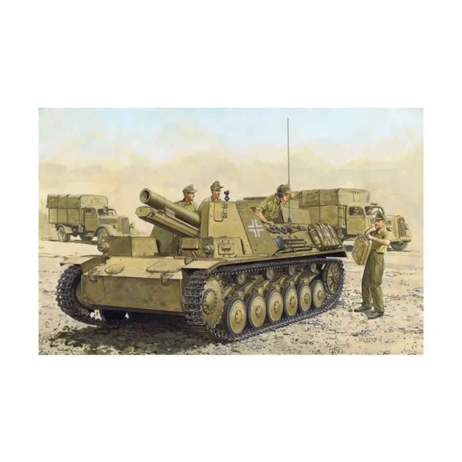 

Танк Bison II с 15cm s.IG 33 (Sfl) на шасси Pz.Kpfw II, Dragon Models - '39 to '45 Series - Germany (1:35)