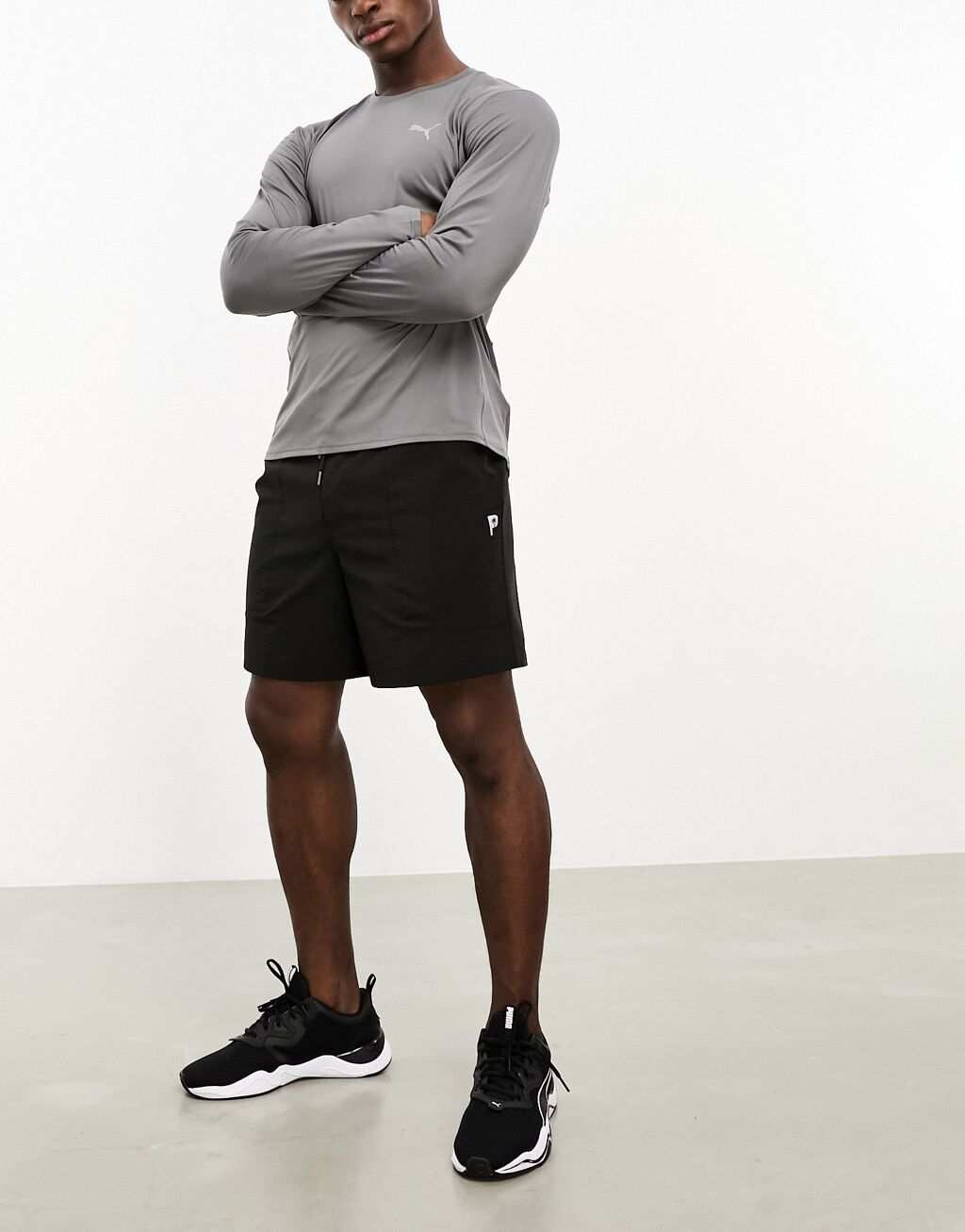 

Черные шорты с вентиляцией Puma Golf x PTC