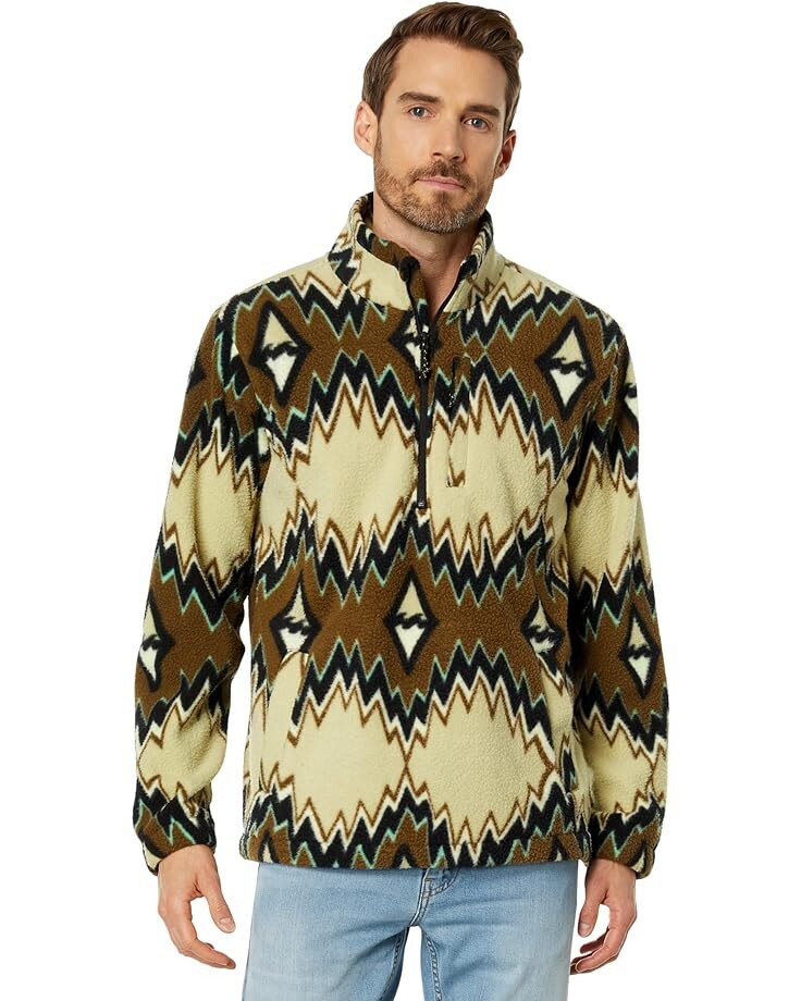 

Толстовка Billabong Boundary Mock Neck Fleece, цвет Otter