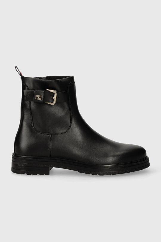 

BELT BOOTIE LEATHER кожаные ботильоны Tommy Hilfiger, черный