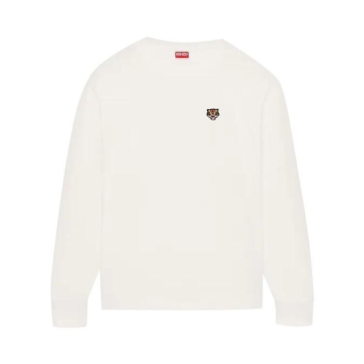 

Футболка Kenzo Lucky Tiger Long-Sleeve T-Shirt, белый