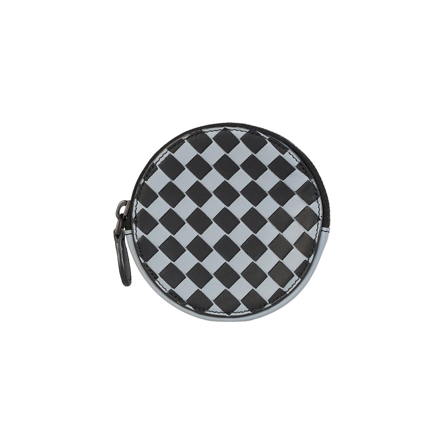 

Клатч для монет в клетку Bottega Veneta, цвет Голубой