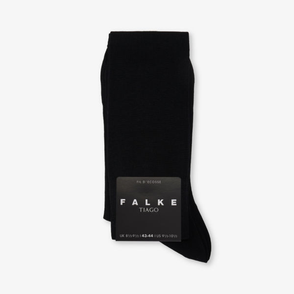 Носки tiago в рубчик из эластичного органического хлопка Falke, черный