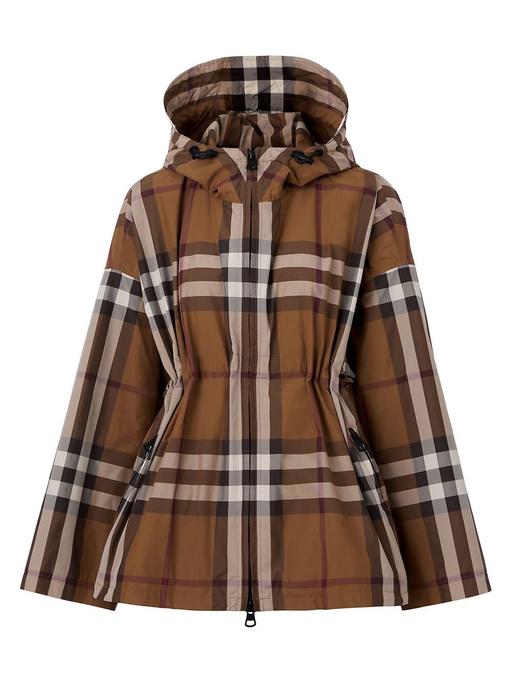 

Легкая куртка в клетку Bacton с логотипом Burberry, коричневый