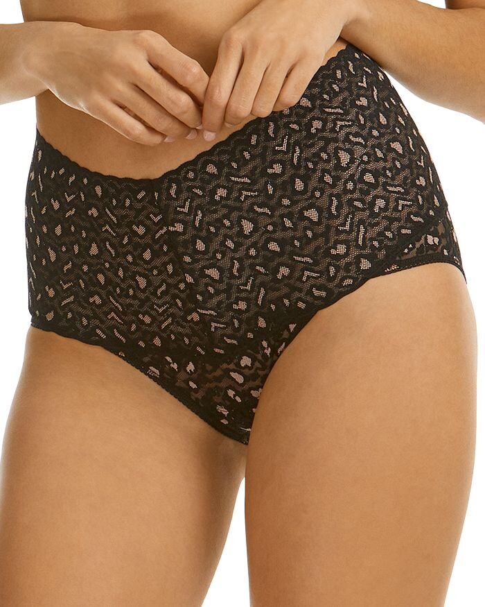 

Leopard Cross Dye Retro V-Kini Hanky Panky