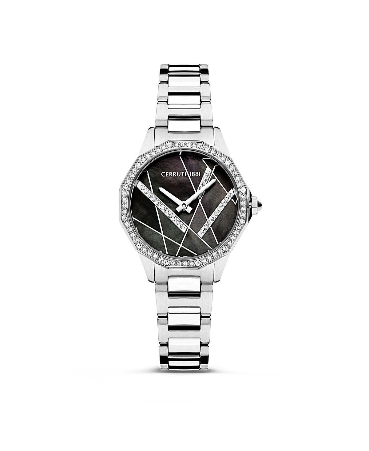 

Женские часы Jesinta Collection серебристого цвета с браслетом из нержавеющей стали, 30 мм Cerruti 1881, серебро