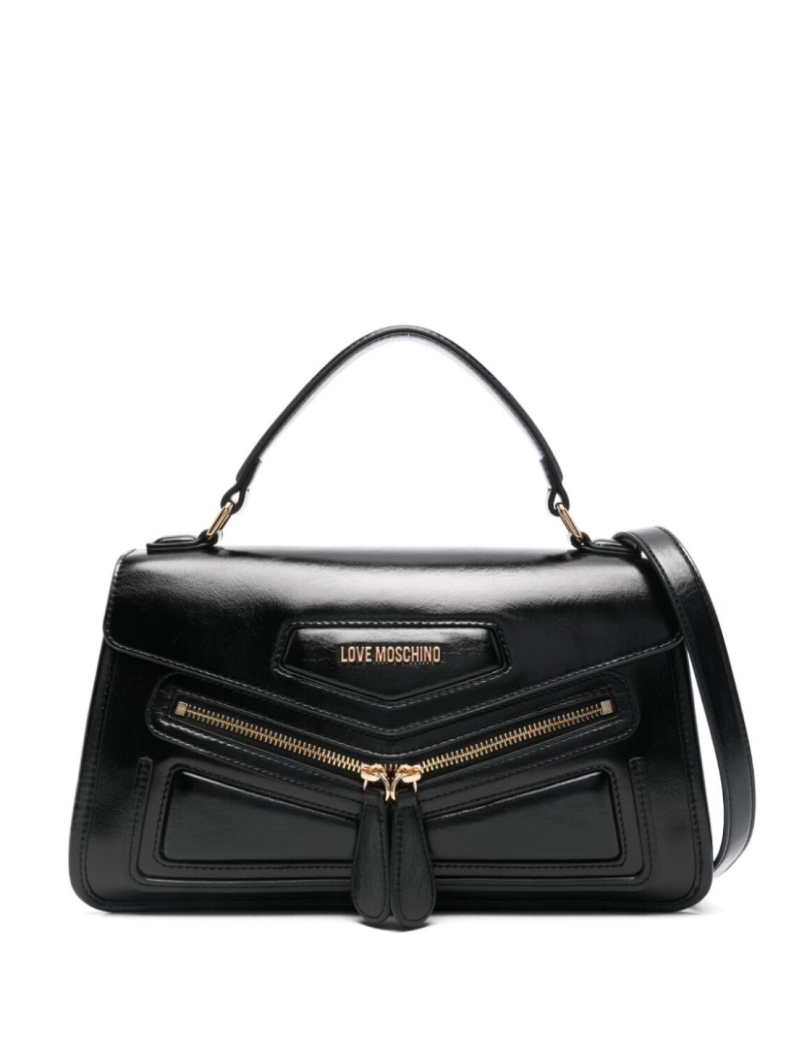 

Love Moschino сумка-тоут с логотипом, черный