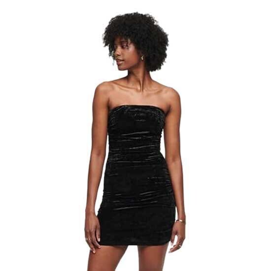 

Платье Superdry Velvet Bandeau, черный