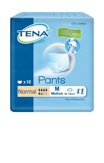 Трусики впитывающие М, 10 шт. Tena, Pants Normal OTC Edition цена и фото