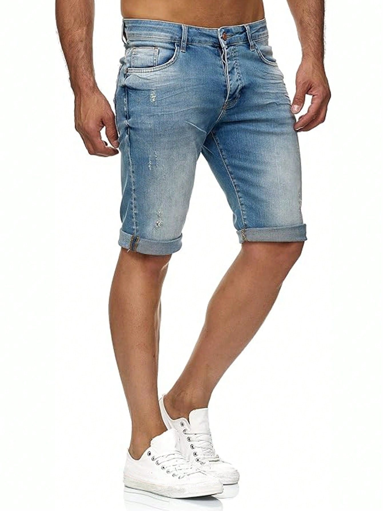 Мужские джинсовые шорты Manfinity Homme, синий